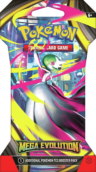 Pokemon Booster Pakke Me01 Mega Evolution: Base Set Sleeved Booster Pack  Quot Cardboard   Pap Blister Quot