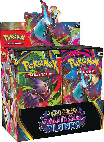 Pokemon Mega Evolution: Phantasmal Flames Booster Box