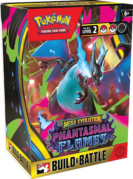 Pokemon Mega Evolution: Phantasmal Flames Build   Battle