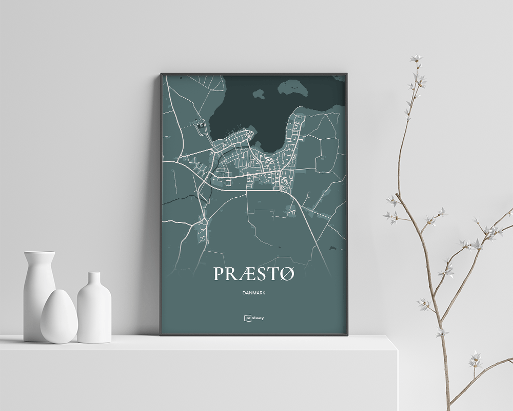 Præstø Plakaten Skovgrøn