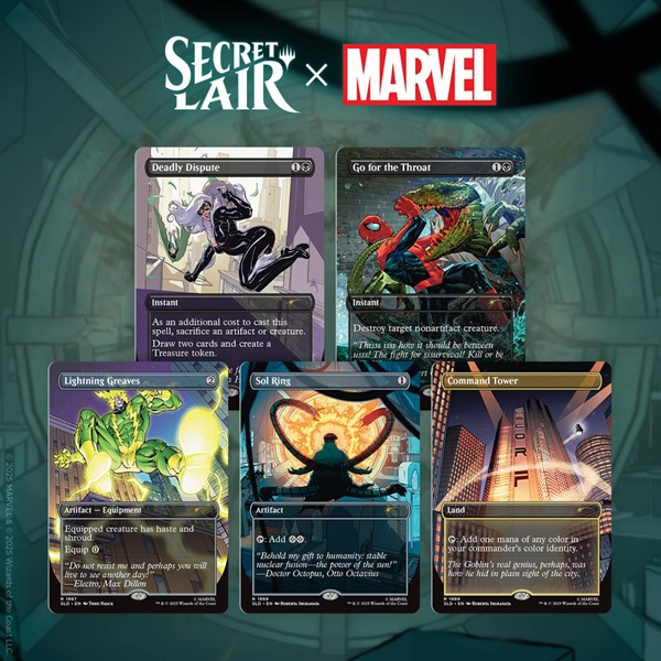 Secret Lair Drop Series  2025 : Marvel   Spider-man Superdrop: Secret Lair   Marvel   Spider-man: Villainous Plots  Regular