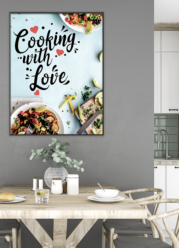 Serie   Cooking With Love Plakat 21   29    A4  Kr  199 -