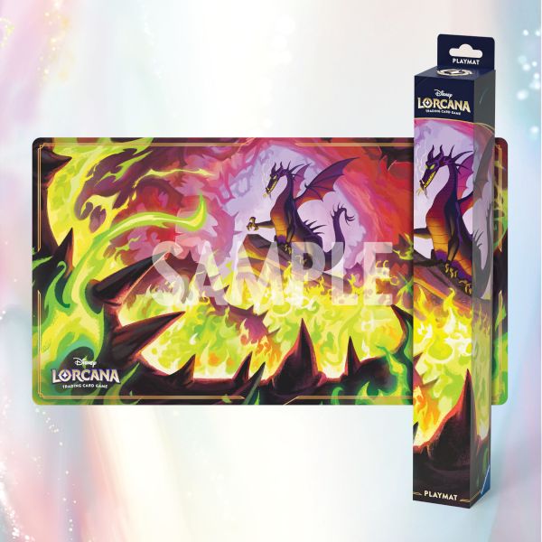 Spillem 195 165 Tte  Playmat  Disney Lorcana Tcg: Set 11 Winterspell: Dragon Fire  Maleficent