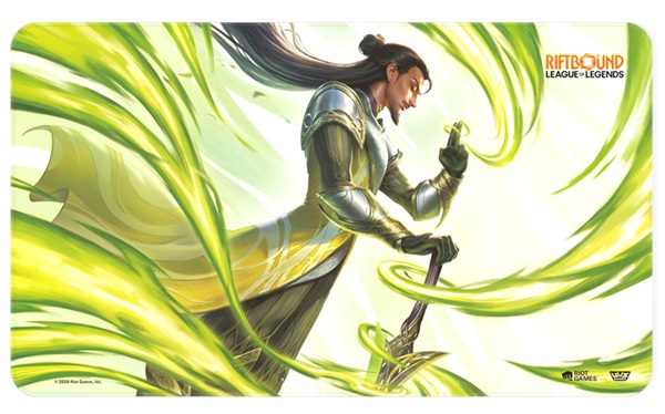 Spillem 195 165 Tte  Playmat  Riftbound: League Of Legends Tcg: Set 03: Unleashed   : Master Yi  Wuju Master