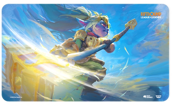 Spillem 195 165 Tte  Playmat  Riftbound: League Of Legends Tcg: Set 03: Unleashed   : Poppy  Keeper Of The Hammer