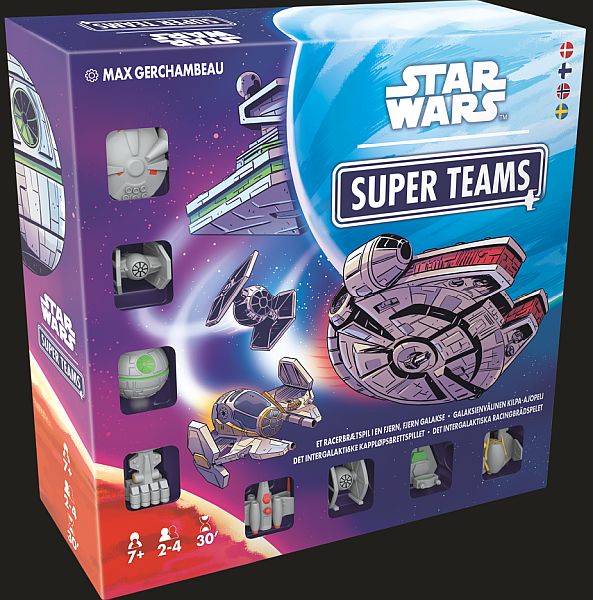 Star Wars: Super Teams Dansk Racing Board Game