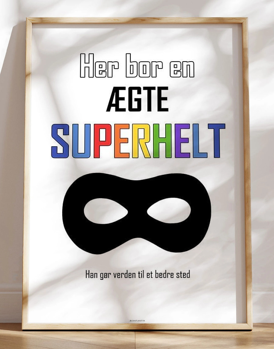 Superhelteplakat Dreng