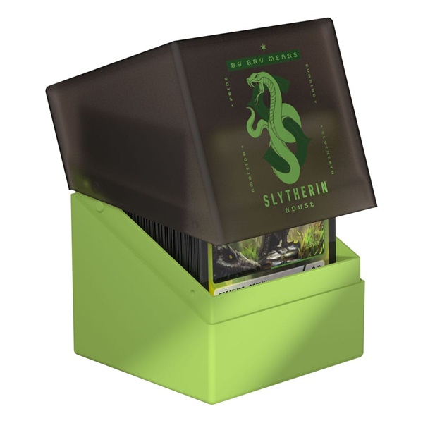 Ultimate Guard Boulder Deck Case  Deck Box  100  Standard Size Harry Potter: Slytherin
