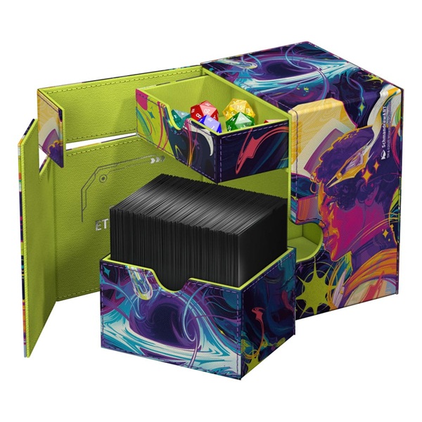 Ultimate Guard Flip   Tray Deck Case  Deck Box  133  Standard Size Xenoskin Magic: The Gathering Edge Of Eternities: Haliya And Tezzeret