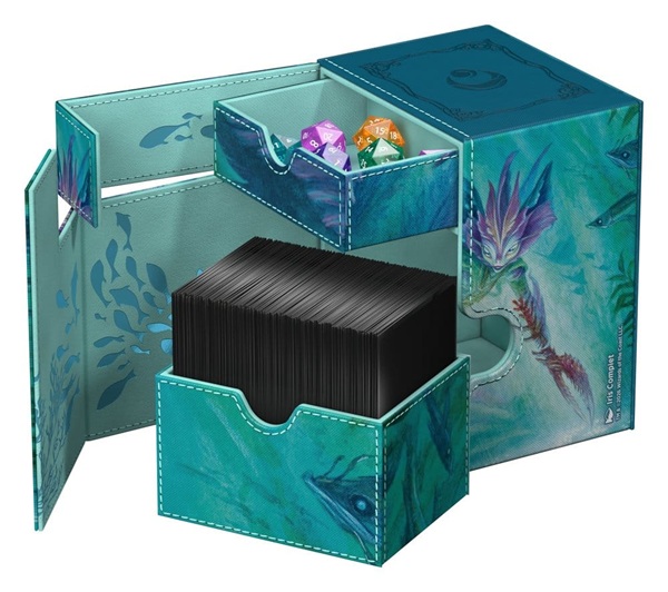Ultimate Guard Flip   Tray Deck Case  Deck Box  133  Standard Size Xenoskin Squaroes: Magic: The Gathering Lorwyn Eclipsed: Silvergill Mentor