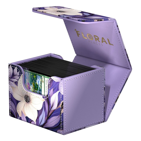 Ultimate Guard Sidewinder Deck Case  Deck Box  100  Standard Size Xenoskin Floral Places Moonlit Glen
