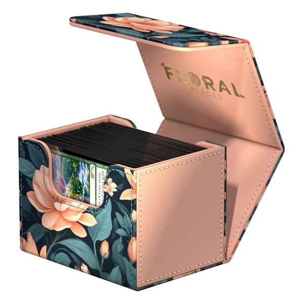Ultimate Guard Sidewinder Deck Case  Deck Box  100  Standard Size Xenoskin Floral Places Quiet Glade
