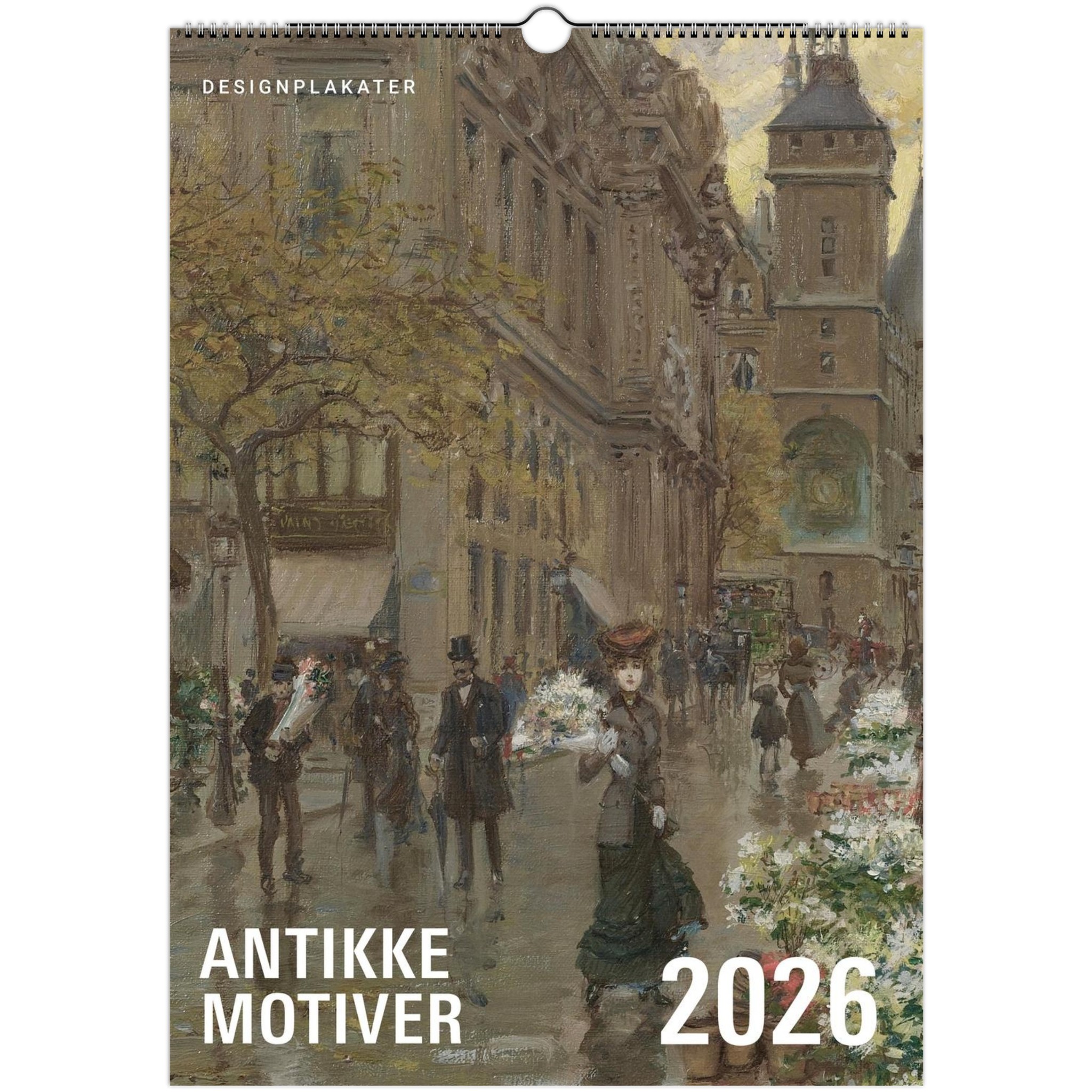 Vægkalender  Antikke Motiver