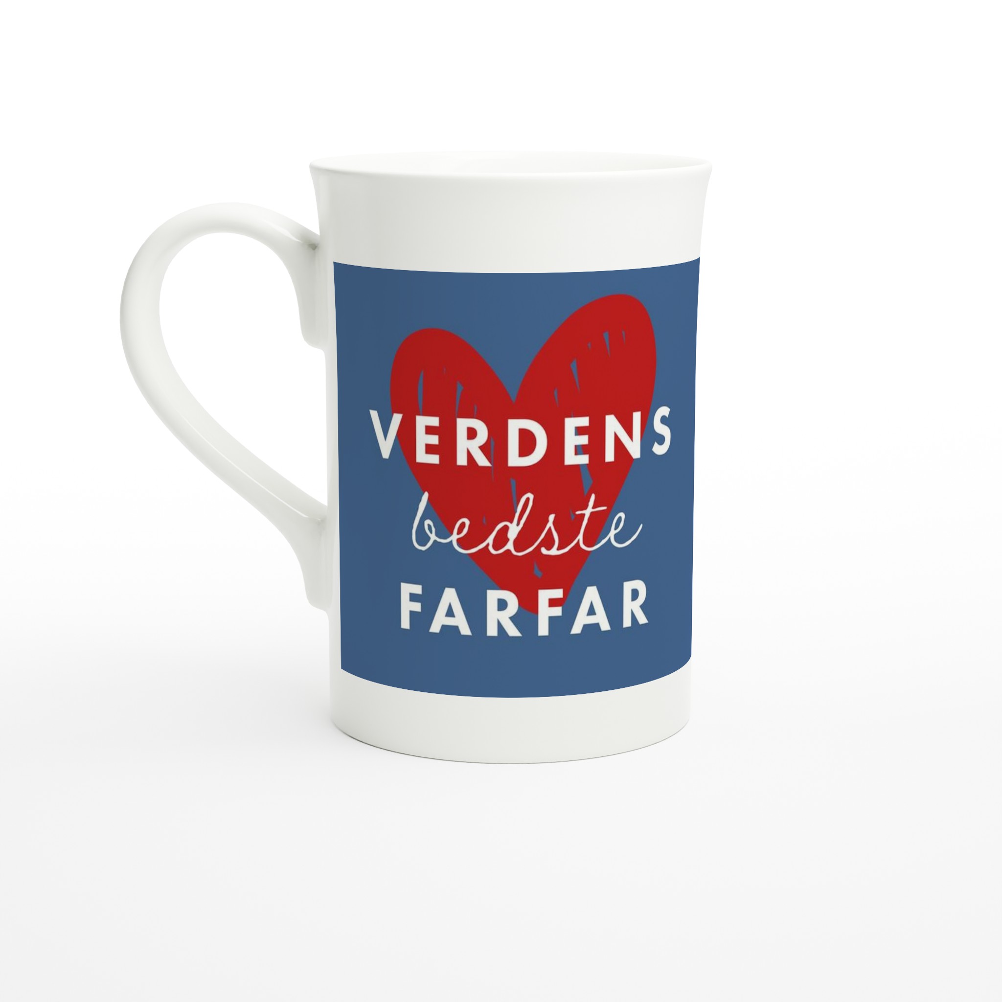 Verdens Bedste Farfar  Porcelænskrus  295 Ml