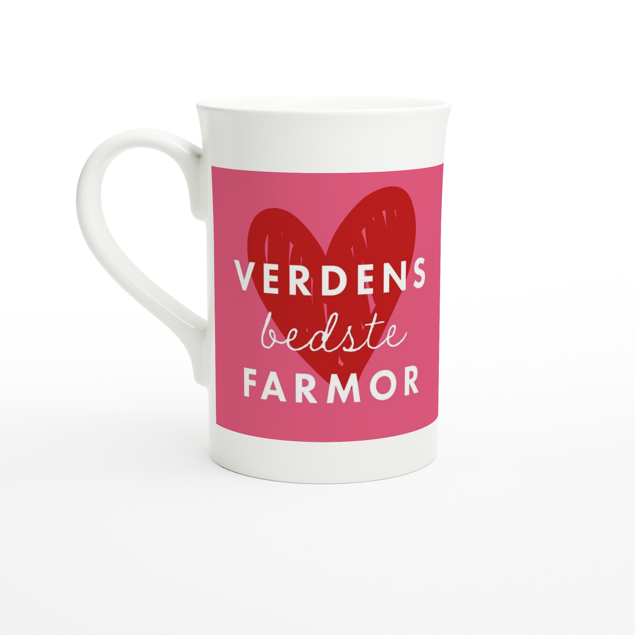 Verdens Bedste Farmor  Porcelænskrus  295 Ml