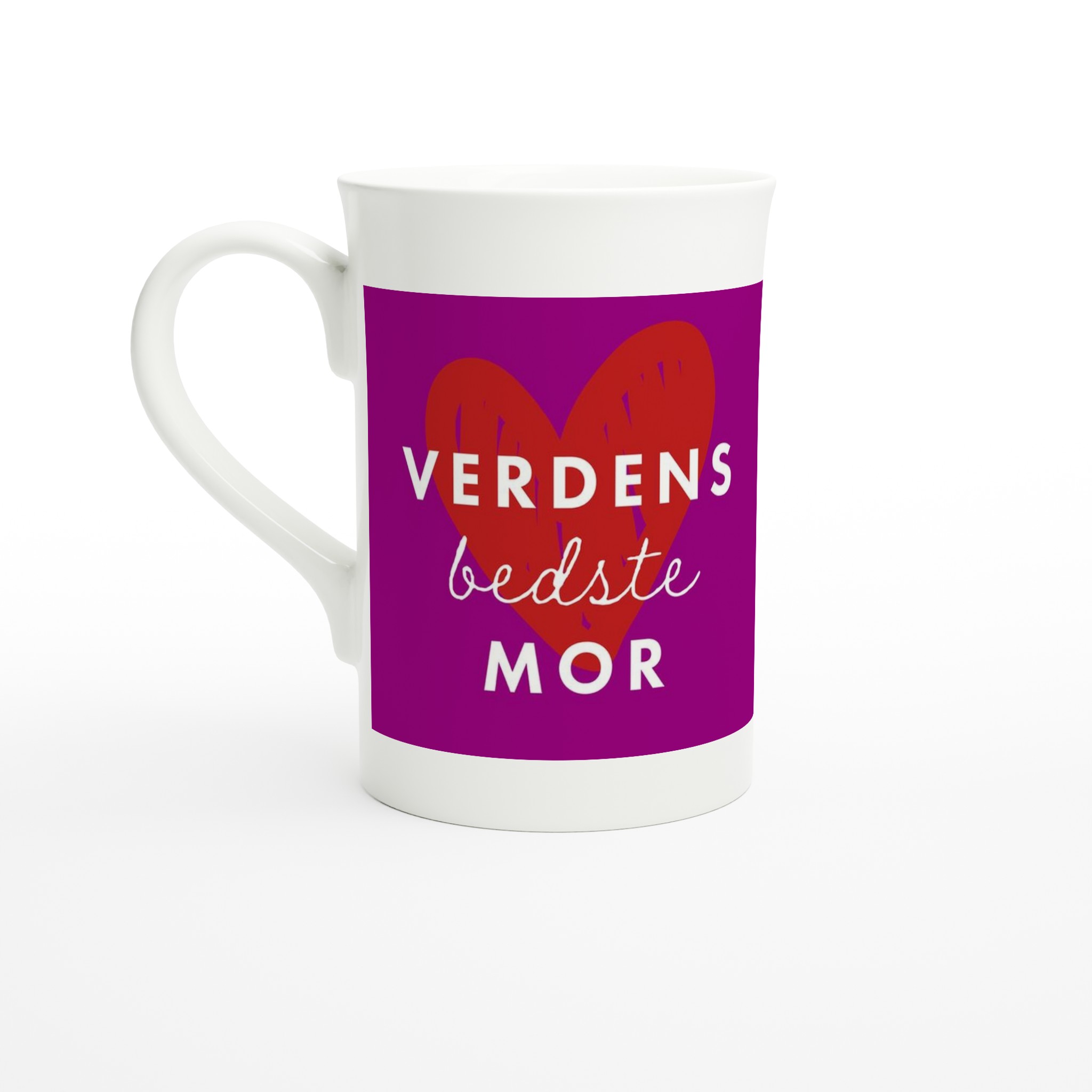 Verdens Bedste Mor  Porcelænskrus  295 Ml