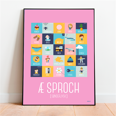 Sproch Plakat Lyserød