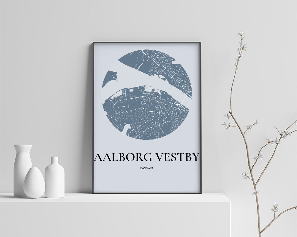 Aalborg Vestby Plakaten Havblå
