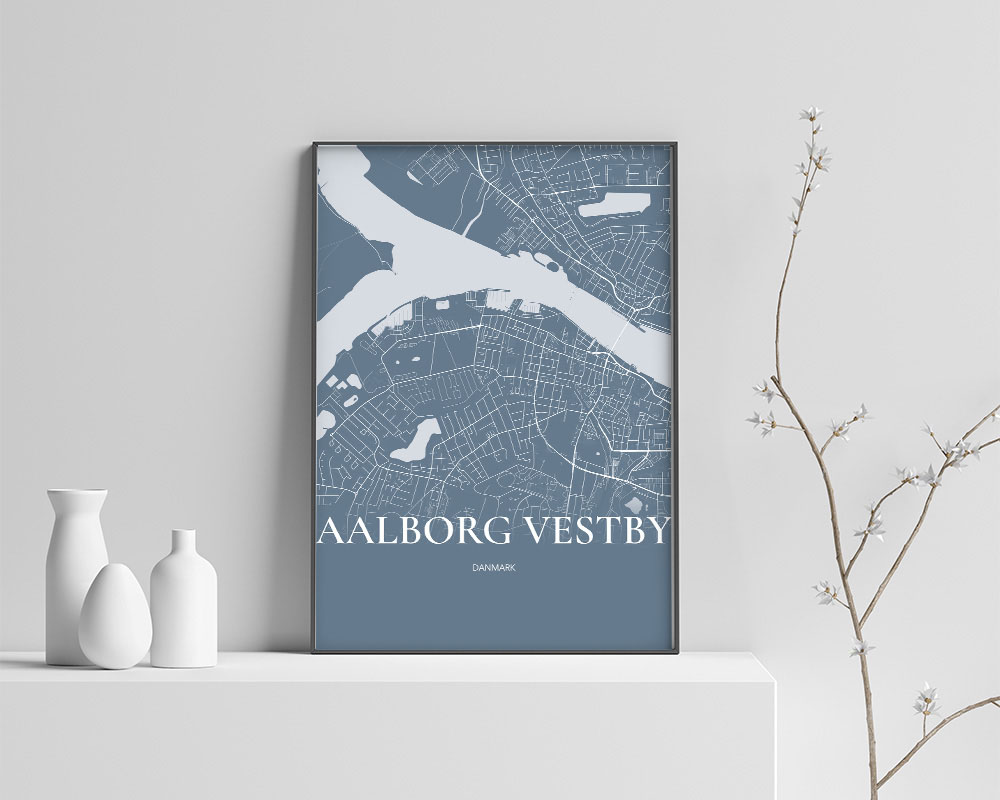 Aalborg Vestby Plakaten Havblå