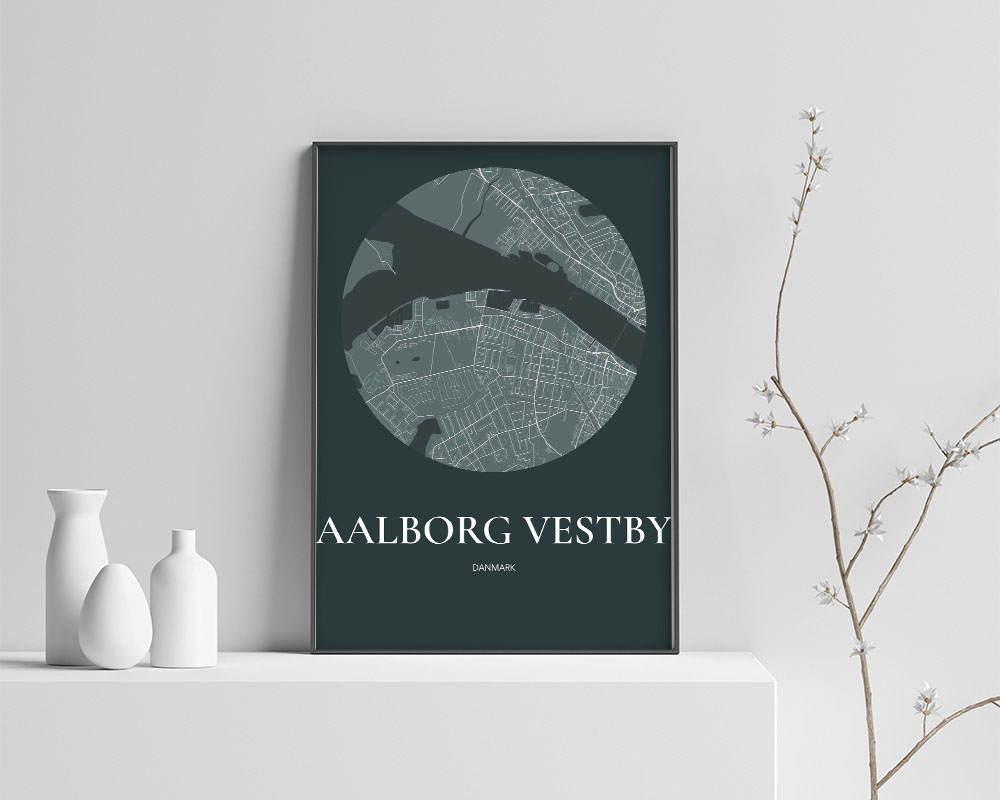 Aalborg Vestby Plakaten Skovgrøn