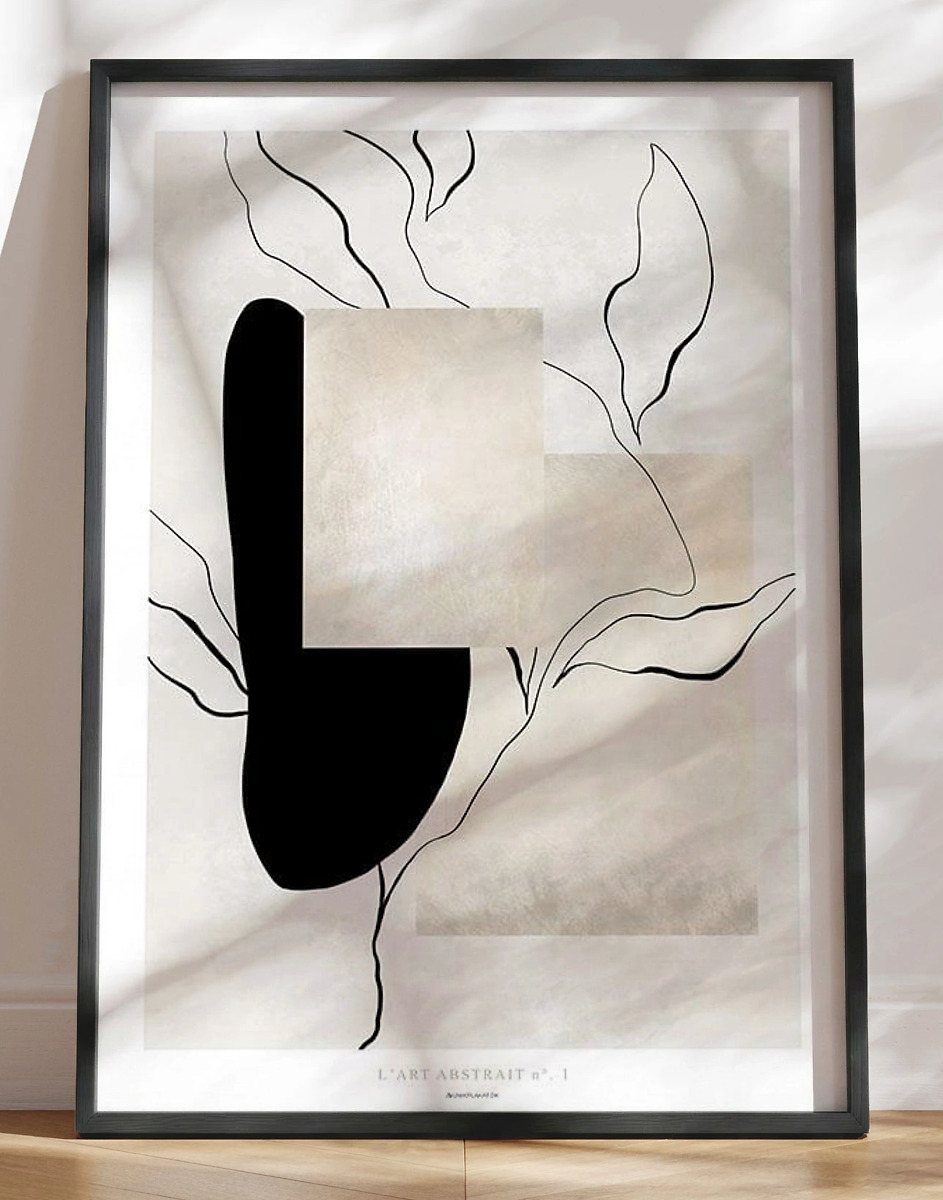 Abstrakt Kunstplakat No
