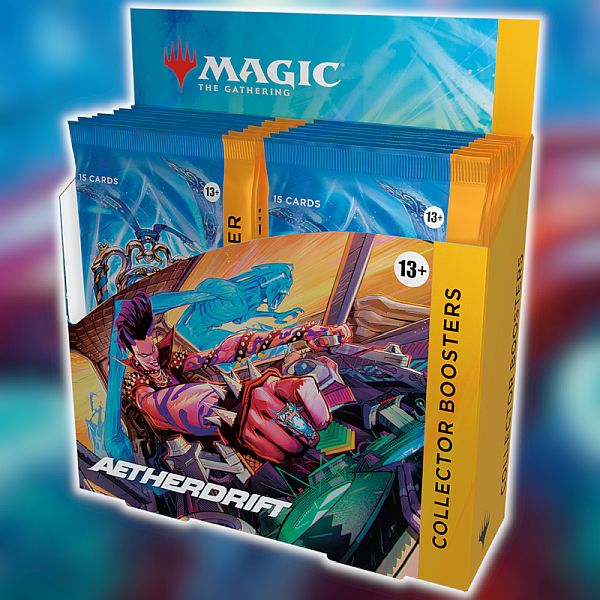 Aetherdrift Collector Booster Box Display  12 Boosters