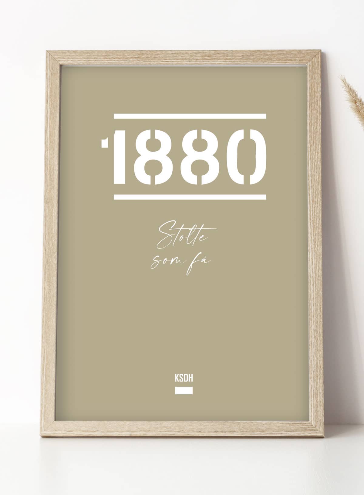 Agf-plakat 1880 Stolte Som Få 21   29    A4  Kr  199 -