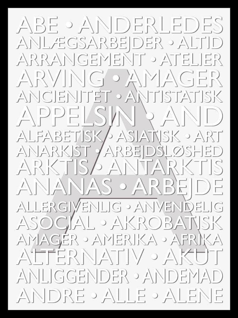 Alfabet Plakat