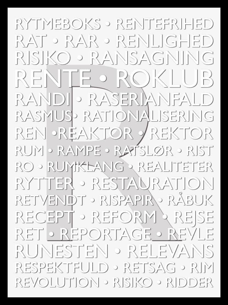 Alfabet Plakat