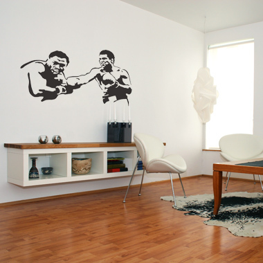 Ali Wallsticker Af Jesper Haun  80x49 Cm
