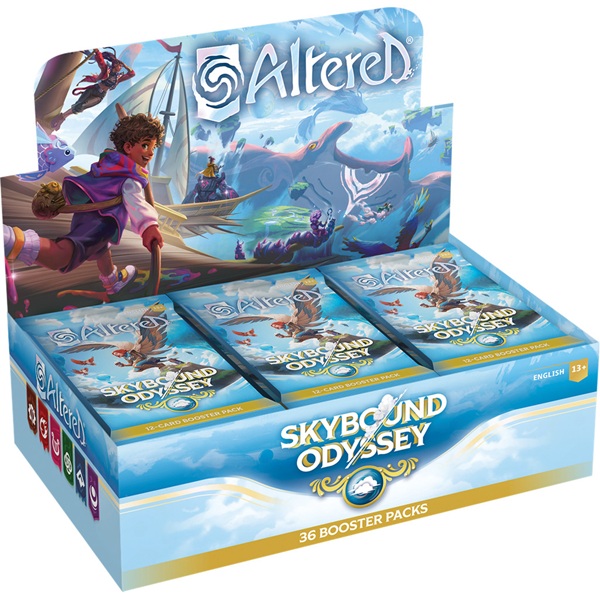 Altered Tcg: Skybound Odyssey Booster Box Display  36 Booster Packs