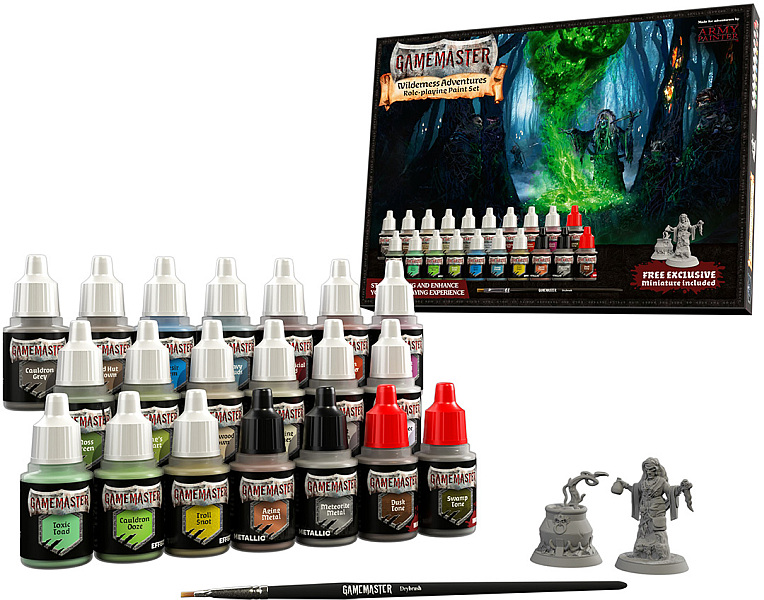 Army Painter  Gamemaster: Wilderness Adventures Set  Role Playing Paint Set  Gm1007