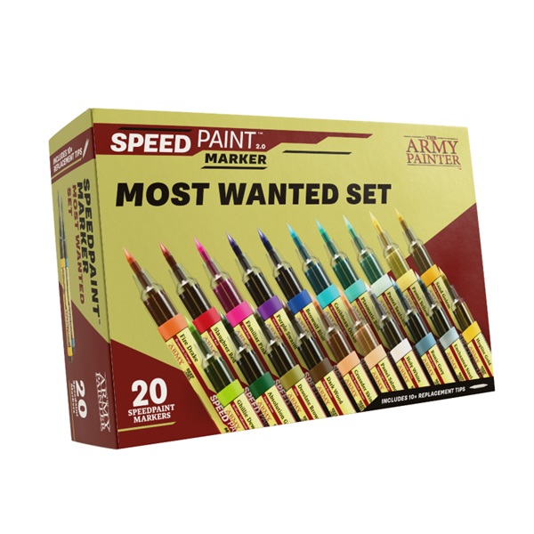 Army Painter: Speedpaint Marker Most Wanted Set Sm8005p