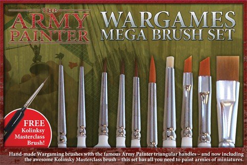 Army Painter  Starter Set: Mega Brush Set  Box  St5113