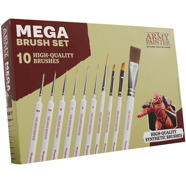 Army Painter Starter Set: Mega Brush Set  2025   Box  Tl5070p