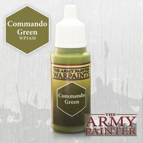 Army Painter Warpaints: Acrylics Commando Green Wp1410