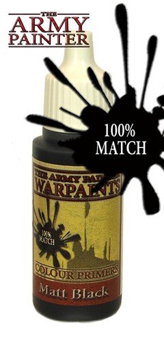 Army Painter Warpaints: Acrylics Matt Black Wp1101