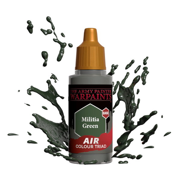 Army Painter Warpaints: Air Acrylics Militia Green Aw3110