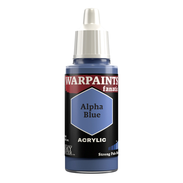 Army Painter Warpaints Fanatic: Acrylics Alpha Blue Wp3022