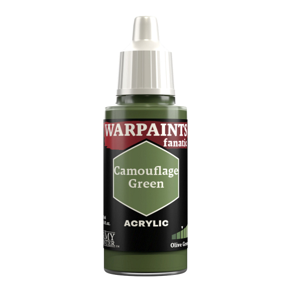 Army Painter Warpaints Fanatic: Acrylics Camouflage Green Wp3069