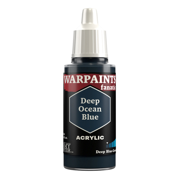 Army Painter Warpaints Fanatic: Acrylics Deep Ocean Blue Wp3031