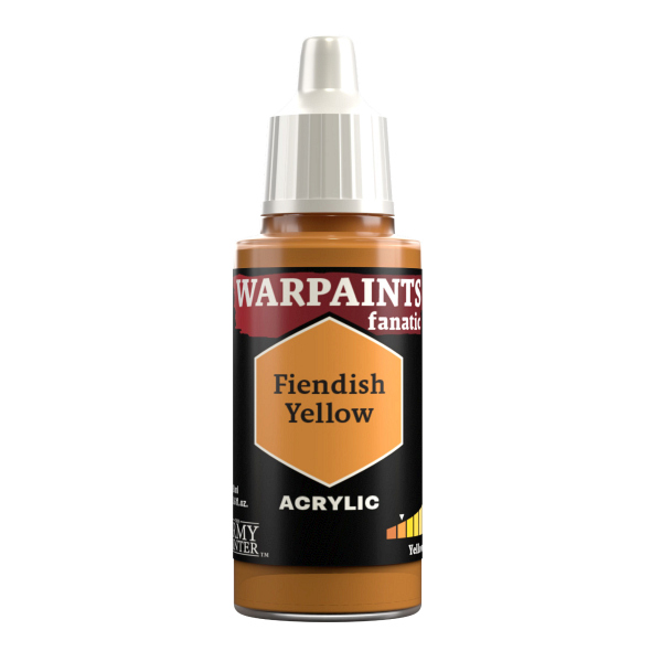Army Painter Warpaints Fanatic: Acrylics Fiendish Yellow Wp3092