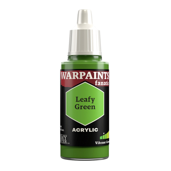 Army Painter Warpaints Fanatic: Acrylics Leafy Green Wp3056