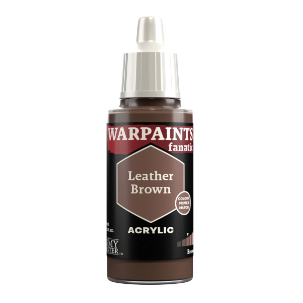 Army Painter Warpaints Fanatic: Acrylics Leather Brown Wp3075