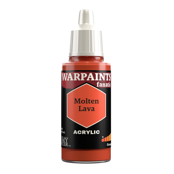 Army Painter Warpaints Fanatic: Acrylics Molten Lava Wp3097