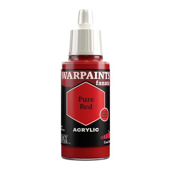 Army Painter Warpaints Fanatic: Acrylics Pure Red Wp3118