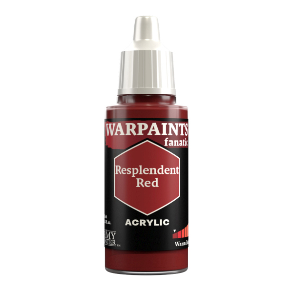 Army Painter Warpaints Fanatic: Acrylics Resplendent Red Wp3103