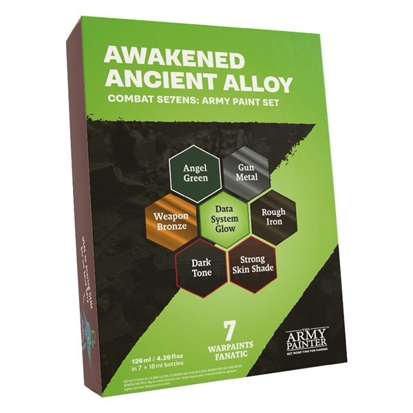 Army Painter Warpaints Fanatic: Awakened Ancient Alloy Combat Se7ens Army Paint Set Wp8121p