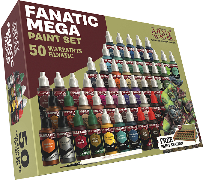Army Painter  Warpaints Fanatic Mega Paint Set Wp8067