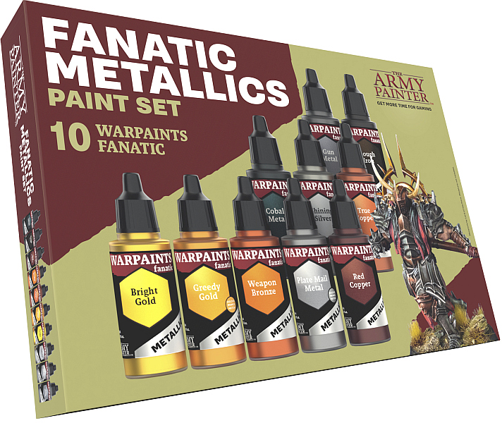 Army Painter  Warpaints Fanatic Metallics Paint Set Wp8069